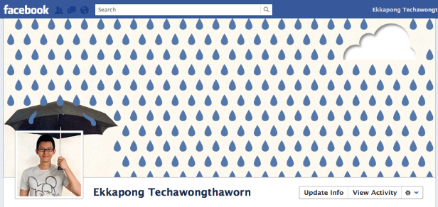Facebook Timeline voorbeeld 4