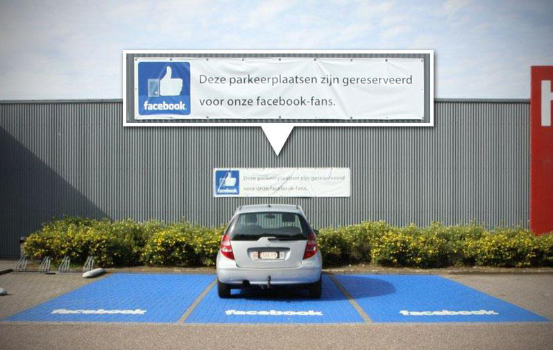 Facebook-fan-parking