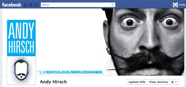 Facebook Timeline voorbeeld 1